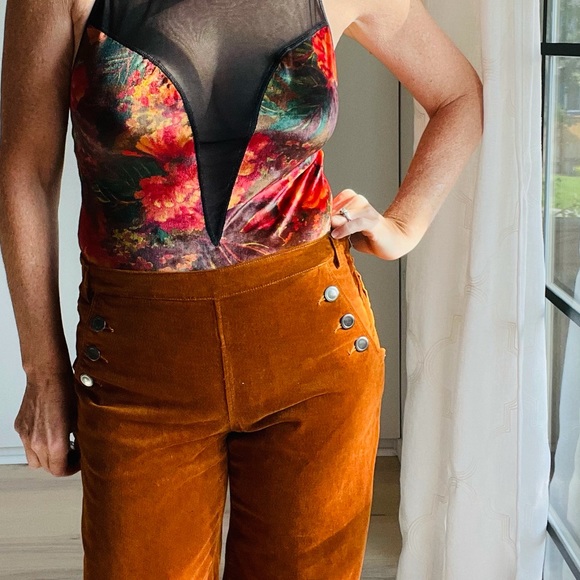 ModCloth The Madison Corduroy Pants, Ginger 8 NEW - Picture 8 of 14